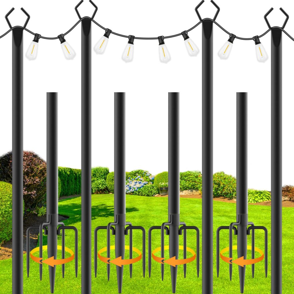String Light Poles (2-Pack)