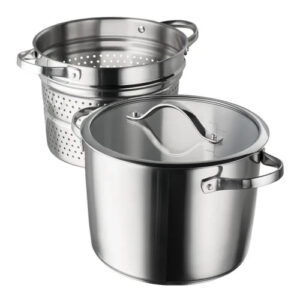 Tramontina 8-Quart Stainless Steel Multi-Cooker Pot with Pasta Insert