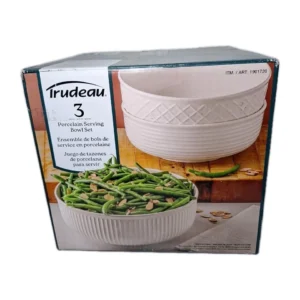 Trudeau 3-Piece Serving Bowl Set