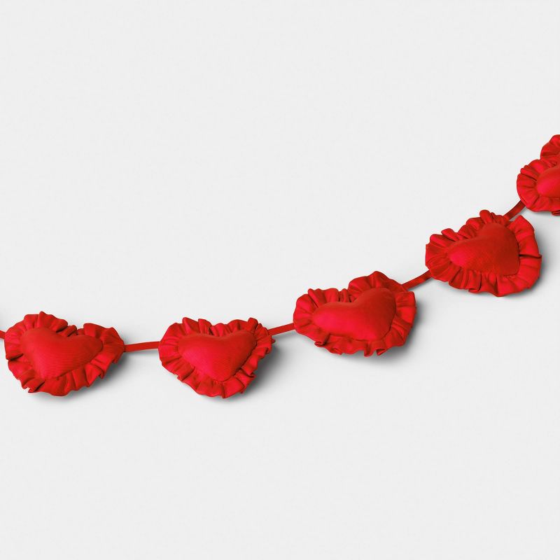 Valentine's Day Red Heart Garland - Threshold