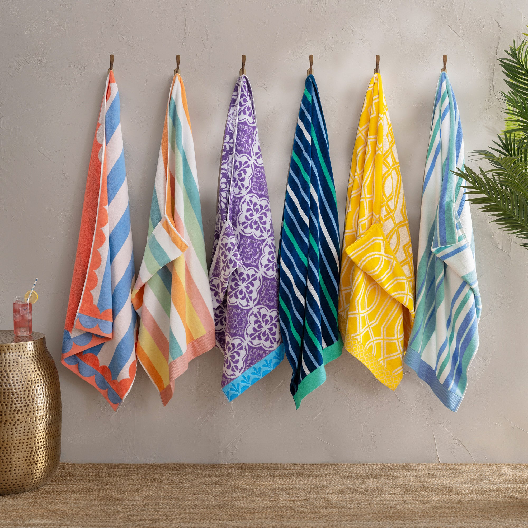 Wellbeing by Sunham 4pc Set Cotton Towels, view 2