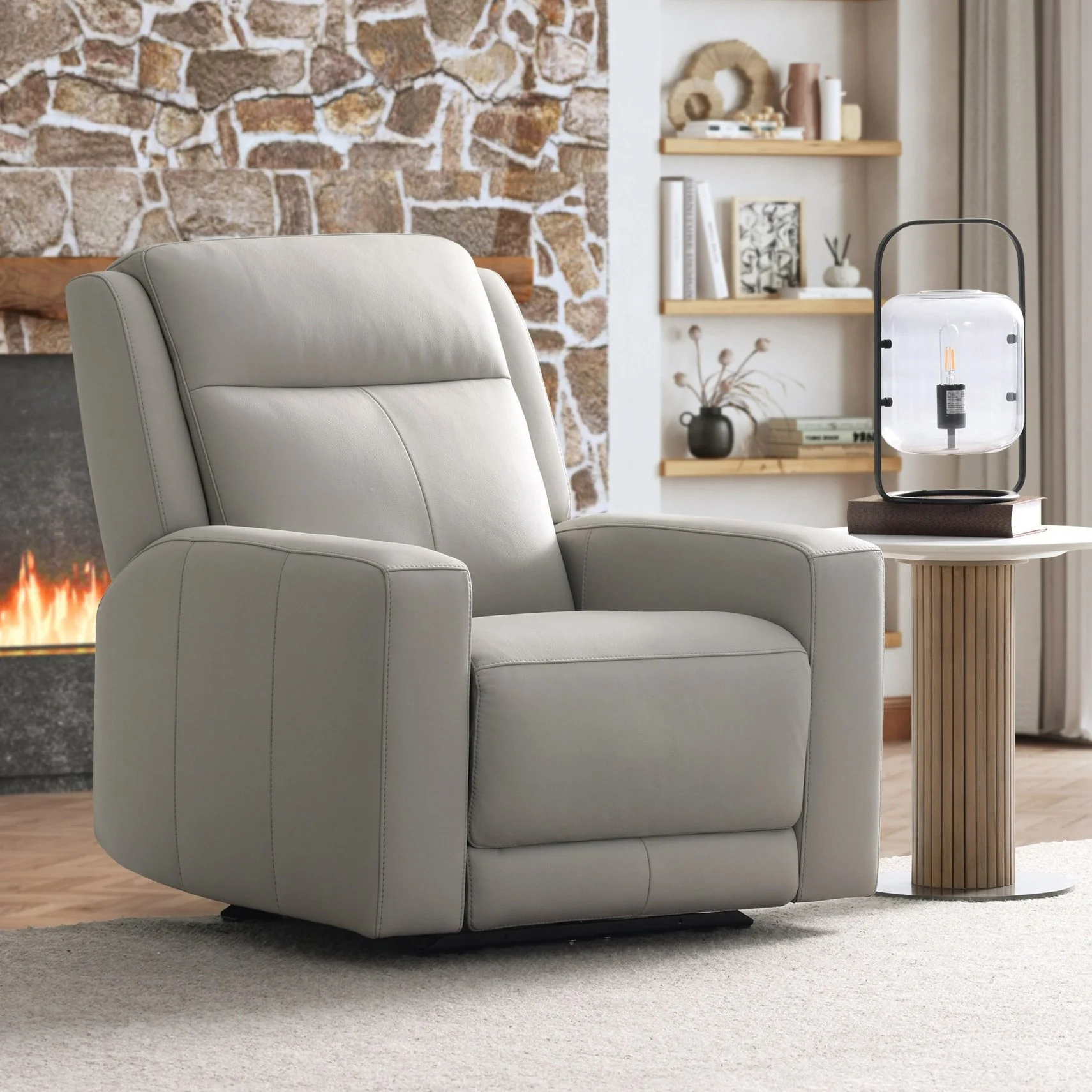 Weslin Leather Zero Gravity Power Recliner with Power, view 2