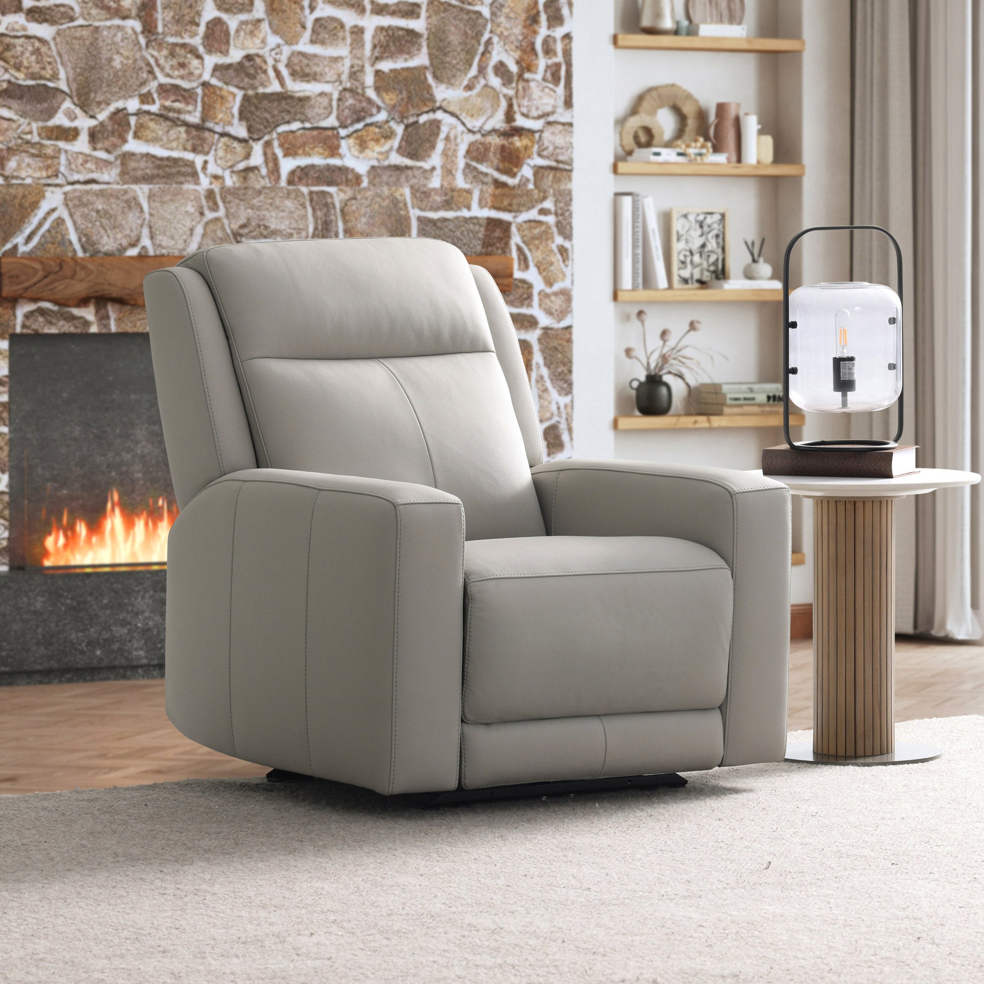 Weslin Leather Zero Gravity Power Recliner with Power, view 3