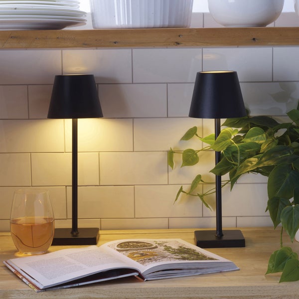 Woven Portable Cordless Table Light - Threshold