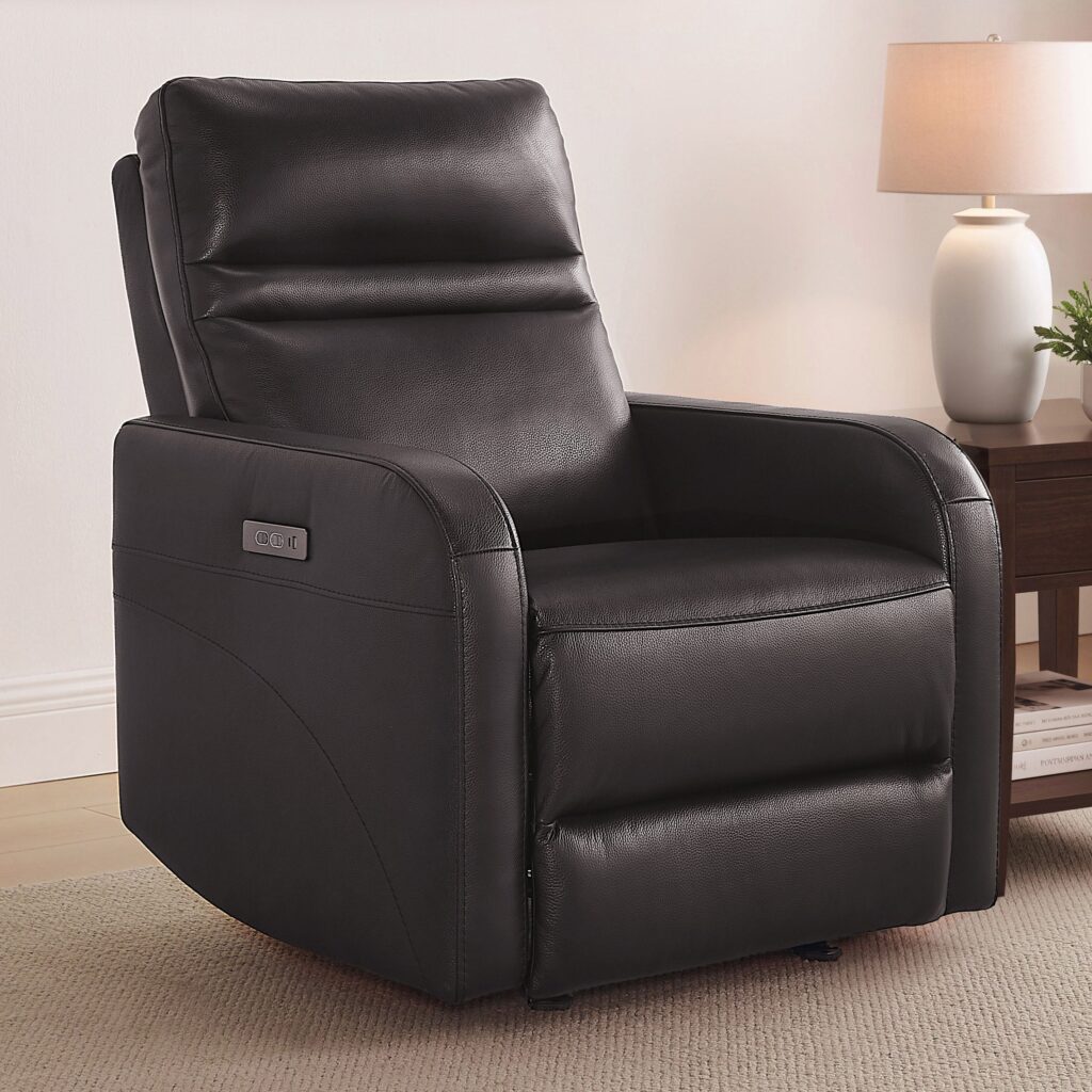 Wylder Leather Power Glider Recliner